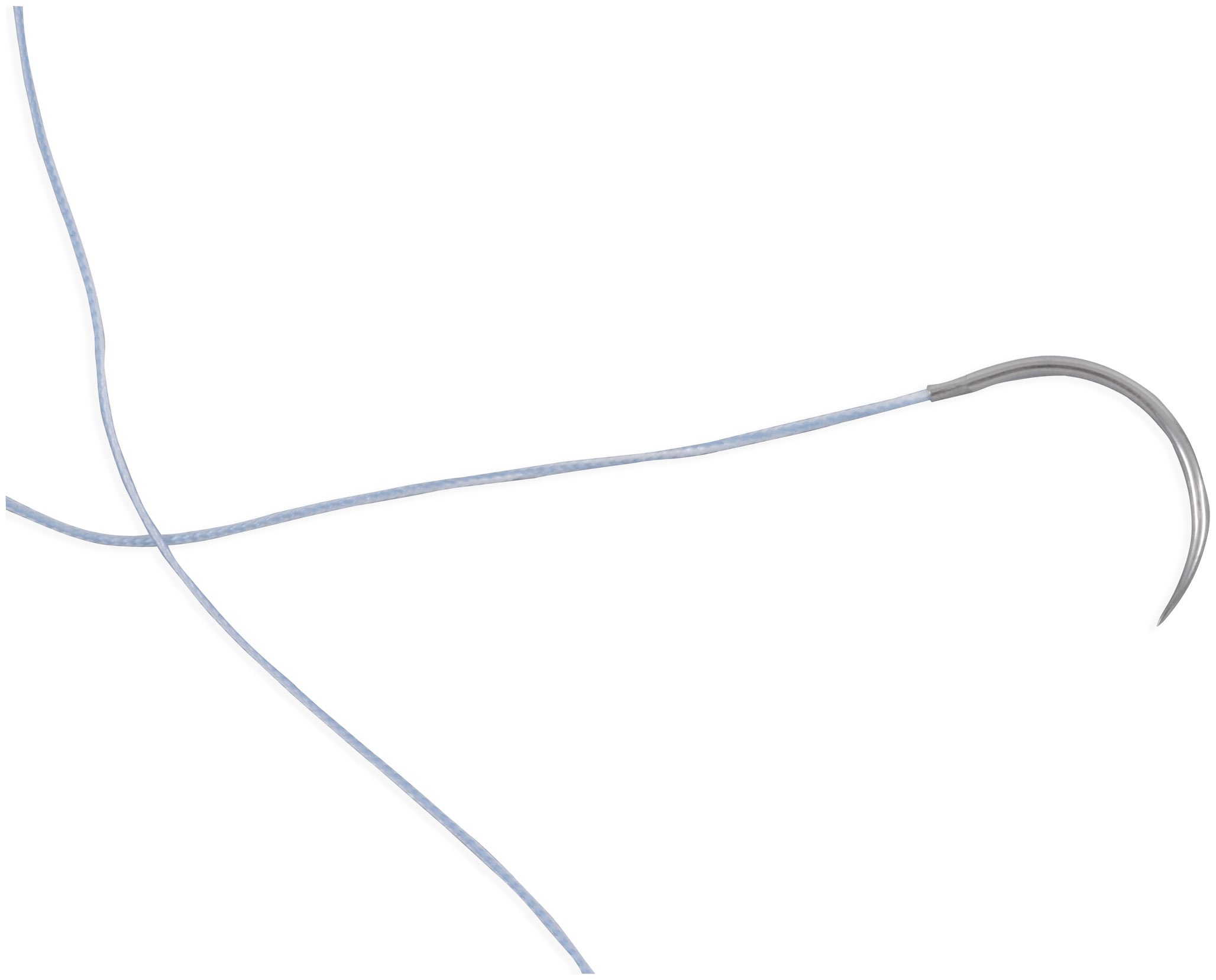 FiberWire® #0 плетений полімерний шовний матеріал, синій, з конічною голкою